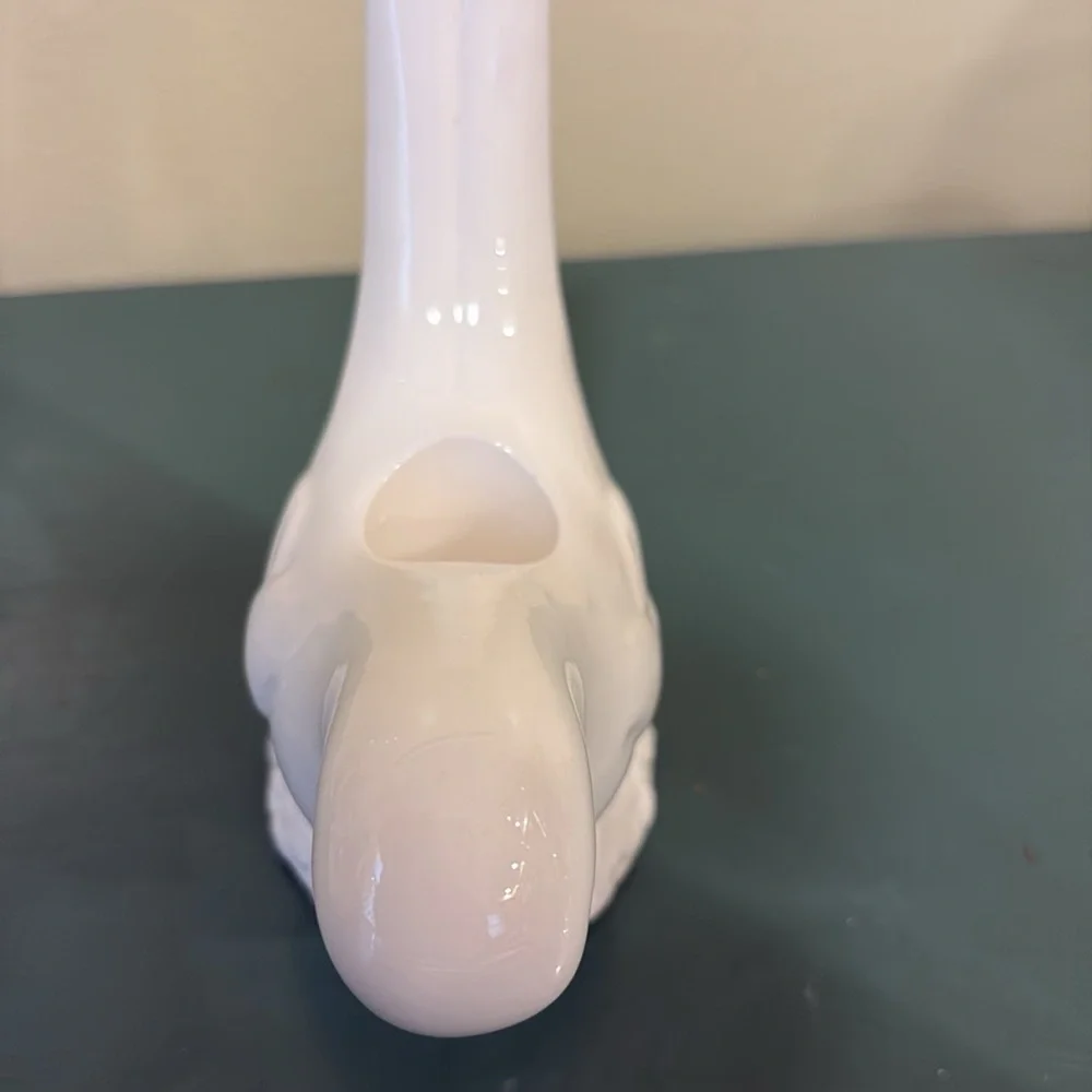 MCM Mideramica Portugal White Ceramic Bird Candle Holder.